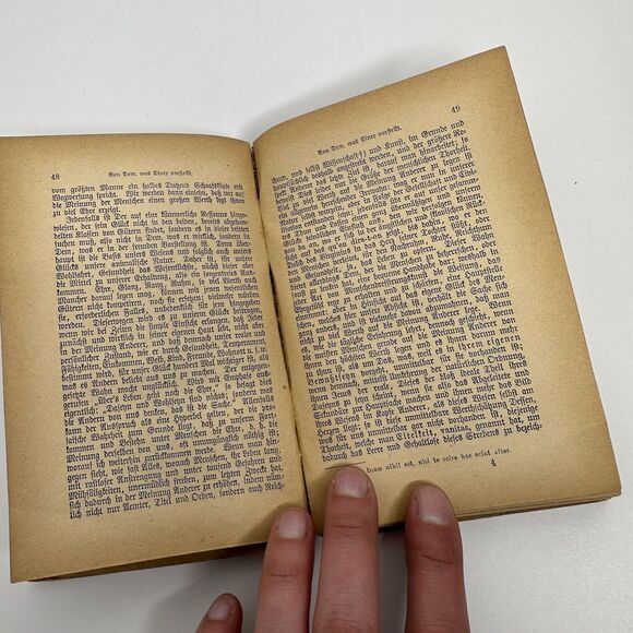 Antique Small Book German Edition A. Schopenhauer Aphorismen Zur Lebensweisheit - Picture 10 of 13